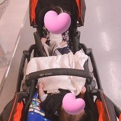 2人乗り　ベビーカーの画像
