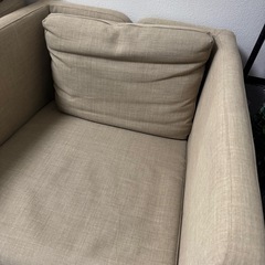 1人用ソファ　二つ　の画像