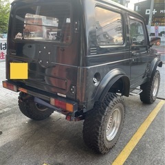 🉐H5年 スズキ ジムニー 黒 M-JA11V改の画像