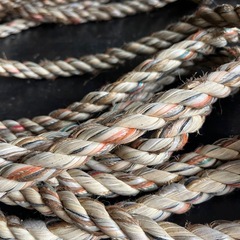 荷台荷物留めロープ　ピアノ運搬固定ロープ9m が2本の画像