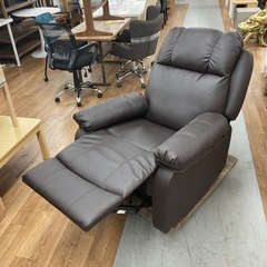 ジモティー限定価格！S756 ⭐ 手動ラウンジチェア SHIFFON Jr-S（シフォンジュニア エス）ダークブラウン 美品 の画像