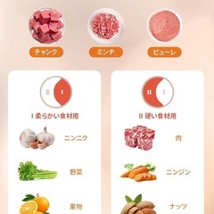 フードプロセッサー❣️2L大容量 500Wハイパワー1台5役 ステンレスボウルの画像