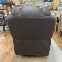 ジモティー限定価格！S756 ⭐ 手動ラウンジチェア SHIFFON Jr-S（シフォンジュニア エス）ダークブラウン 美品 の画像