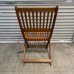 ガーデンチェア 木製 折りたたみイス 椅子の画像