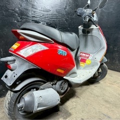 ★支払い総額2.6万円★走行テスト済み！早い者勝ち！ピアッジオ ZIP125 フロントディスクブレーキ！イタリア車！激安！！の画像