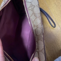 coachポーチの画像