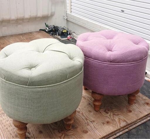 ☆輸入家具 マカロン ラウンドスツール ☆