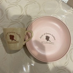 《新品》Anne of Green Gables 赤毛のアン　プレート&マグカップ セットの画像