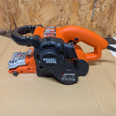 【中古・美品】BLACK+DECKER ベルトサンダー Dragster KA3000 + 専用スタンド・クランプ付の画像