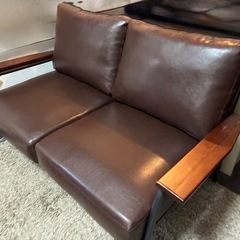 レザーソファー　11/18までの画像