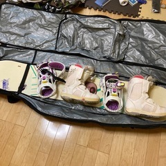 スノーボード　ビンディング　ブーツ3点セット　k2Luna サロモンの画像