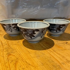 【引き取り限定】中古品　ぐい呑み　湯呑み　3個セット
