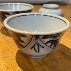 【引き取り限定】中古品　ぐい呑み　湯呑み　3個セットの画像