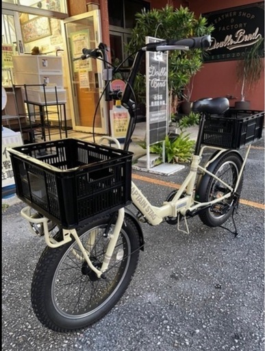 【折りたたみ自転車】【キャプテンスタッグ】【バギー】クリーニング済み【管理番号1114】野