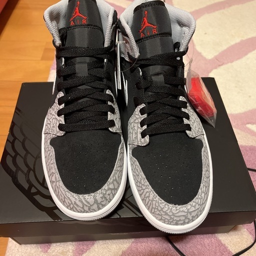 ナイキ エアージョーダン1 MID 「エレファントトゥ」27cm