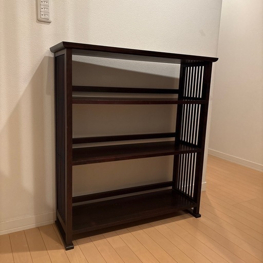 北海道民芸家具 書棚 本棚 キャビネット 北民　
ヴィンテージ