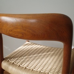 極美品 / ヴィンテージ 【モラー 75】ペーパーコード新品 / yチェアの画像