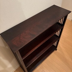 北海道民芸家具 書棚 本棚 キャビネット 北民 ゔぃnヴィンテージの画像