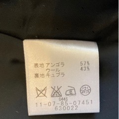 トゥモローランド　アンゴラすーつスーツの画像