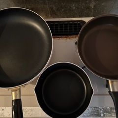 調理器具　鍋フライパン蒸し器やかん片手鍋　8点セットの画像