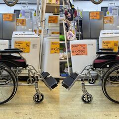 HillStone 車椅子 ノーパンクタイヤ 自走式 介助用 介護用 折りたたみ式■近隣送料無料 買取帝国 朝霞店の画像