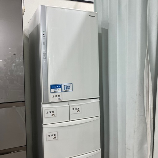 安心の1年間保証付き！Panasonic5ドア冷蔵庫2022年製406L【トレファク堺福田店】