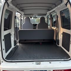 【総額コミコミ】広島発プライムゲート29年ハイゼットカーゴ　車検令和９年３月１６日まで　ハイルーフ　法人ワンオーナー　４速オートマ　リア５面スモークフィルム　前後ドラレコ　禁煙車　ABS　集中ドアロック　SRSエアバック　タイミングチェーン　修復歴無し　軽自動車　軽バン　格安の画像