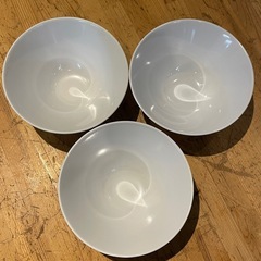 【引き取り限定】中古品　メラミン　どんぶり　3個セットの画像