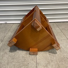 木製 コーナーラック 3段 の画像