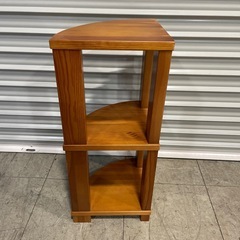 木製 コーナーラック 3段 の画像