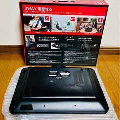 【16日までお値下げ！】15.4インチ 多機能　ポータブルDVDプレーヤー D17の画像