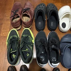 メンズサンダルスニーカー革靴まとめ売り　大きいサイズの画像