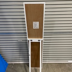 姿見 全身鏡 ホワイト 自立タイプの画像