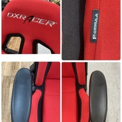 S187 ⭐ DXRacer  デラックスレーサー Formula ゲーミングチェア 幅72cm USED 綺麗の画像