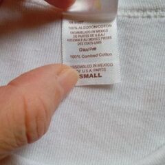 sungirl 白 Ｔシャツ Hawaii ハイビスカス ビーズ フラダンス 二分袖 サイズSの画像