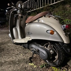 ヤマハビーノ5AU 不動　外装程度良好 鍵有 格安出品の画像