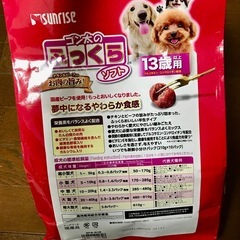 【1パック使用済み】ドッグフード　ゴン太のふっくらソフト　13歳以上用の画像