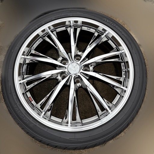 レオニスRT 4本セット 7.5Jインセット＋48 タイヤ付 ヨコハマAVID ENVigor 225/40/19