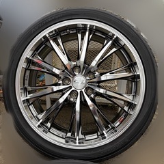 レオニスRT 4本セット 7.5Jインセット＋48 タイヤ付 ヨコハマAVID ENVigor 225/40/19の画像