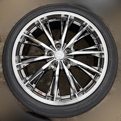 レオニスRT 4本セット 7.5Jインセット＋48 タイヤ付 ヨコハマAVID ENVigor 225/40/19の画像