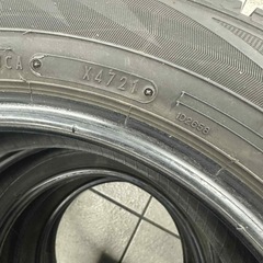185/60r15 84Qスタッドレスタイヤダンロップ4本セット24週21年製の画像