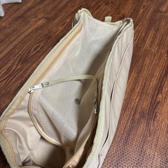 美品　アイリスオーヤマ pecolle ベット用キャリーバック　リバーシブル　ポーチ付の画像