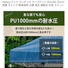 タープテント ブラウンレッド 2x2mの画像