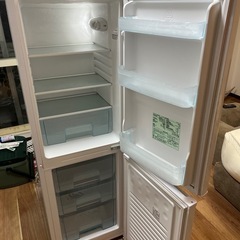 美品！　2021年製アイリスオーヤマ冷蔵庫162L  右開き AF162 -Wホワイト IRIS OHYAMA アイリスの画像