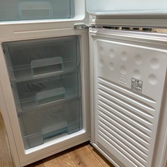 美品！　2021年製アイリスオーヤマ冷蔵庫162L  右開き AF162 -Wホワイト IRIS OHYAMA アイリスの画像