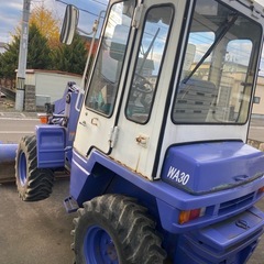 除雪機　タイヤショベル(ホイールローダー) コマツ WA30-5E 2467h 4WD ディーゼル 暖房装置付き　ホイルローダーの画像