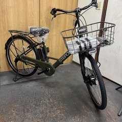 26年モデル 新車　ブリヂストン　ステップクルーズ　カーボンベルトドライブ　26インチ　マットカーキの画像