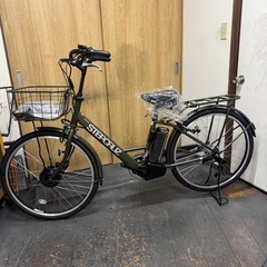 26年モデル 新車　ブリヂストン　ステップクルーズ　カーボンベルトドライブ　26インチ　マットカーキの画像