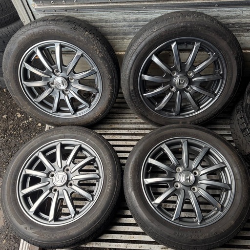 HONDA ホンダ　N-WGN エヌワゴン　純正　アルミホイール　BRIDGESTONE NEXTRY 155/65R14 夏タイヤ　2019年製　14インチ