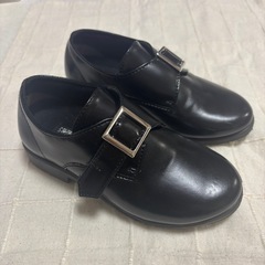 子供　シューズ　ブラック　フォーマル　ローファー　19cmの画像